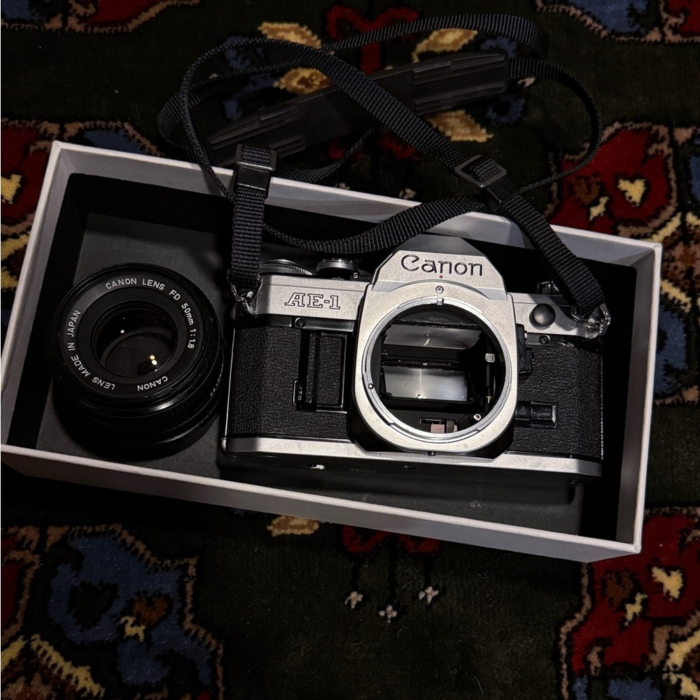 Canon AE-1 35mm SLR Film Camera
